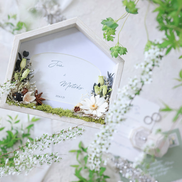 おうちフォトフレームL判・ギフトボックス白入り　