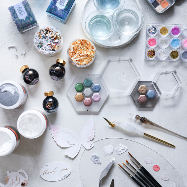 Thank you!デコカード作りワークショップ・カリグラフィー体験【不定期開催】メッセージ・タグへのデコレーション