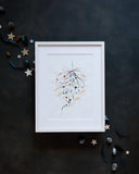 Merry Christmasスワッグお絵かき/モダンカリグラフィー体験・プライベートマンツーマンレッスン