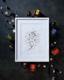 Merry Christmasスワッグお絵かき/モダンカリグラフィー体験・プライベートマンツーマンレッスン