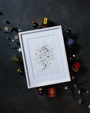 Merry Christmasスワッグお絵かき/モダンカリグラフィー体験・プライベートマンツーマンレッスン