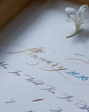 【おしゃれに♪花とカリグラフィーを楽しむ♪月カレンダー作り】月1レッスン×6回コース/モダンカリグラフィー,フローリッシュ